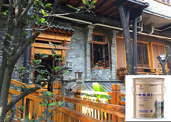 Cina Kayu Luar Ruangan Tahan Cuaca Cat Untuk Cottage Boat Building Coating pemasok