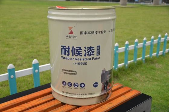 Cina Durable Waterproof Dirt Tahan Semua Cuaca Exterior Paint Untuk Wood Decks Weatherproof pemasok