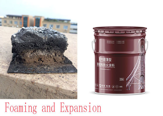 Cina Cat pelapis api pasif pasif Intumescent yang tipis untuk baja beton LOGAM dengan uji sertifikasi terdaftar UL pemasok