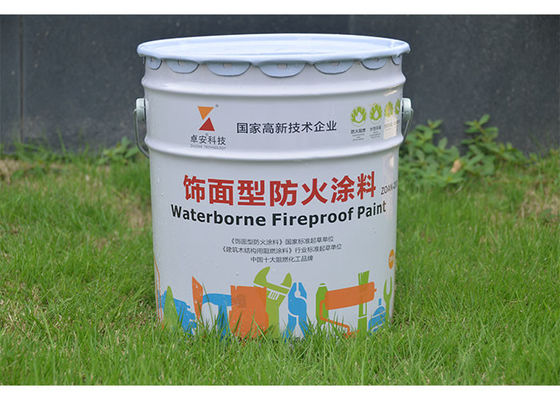 Cina 30 Menit Fireproofing White Fire Retardant Paint Untuk Plywood Walls OSB SPF pemasok